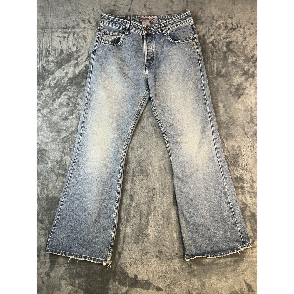 Vtg Silver Clothing Co L8939BSU Medium Wash Flare Leg Jeans Womens Size 31x33
